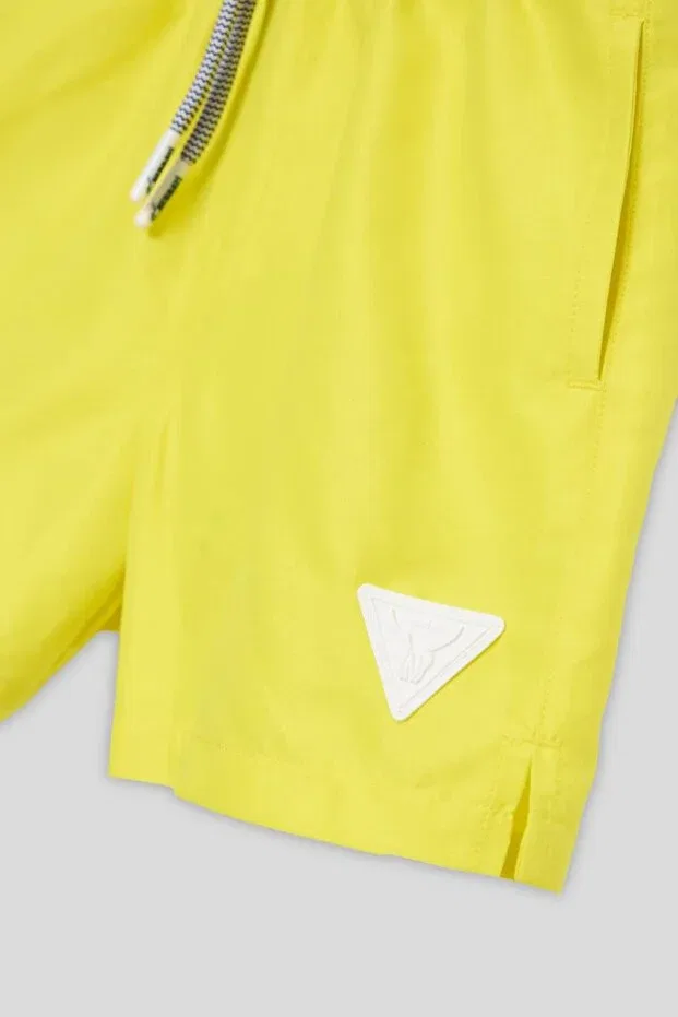 Детские шорты для мальчиков однотонные Nbt Jeans, Yellow — фото 2