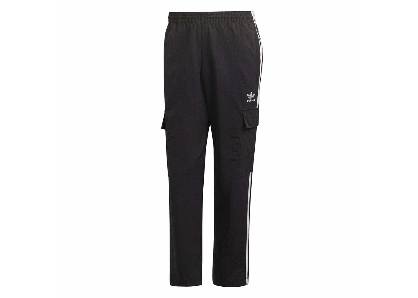 Мужские штаны-карго с тремя полосами Adidas, Black