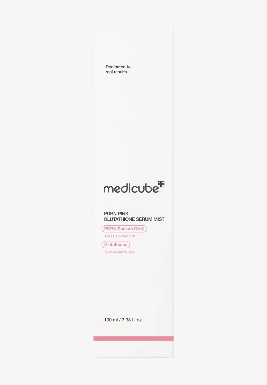 Pdrn розовый сывороточный туман с глутатионом - тонер Medicube, 0, 100 мл — фото 2
