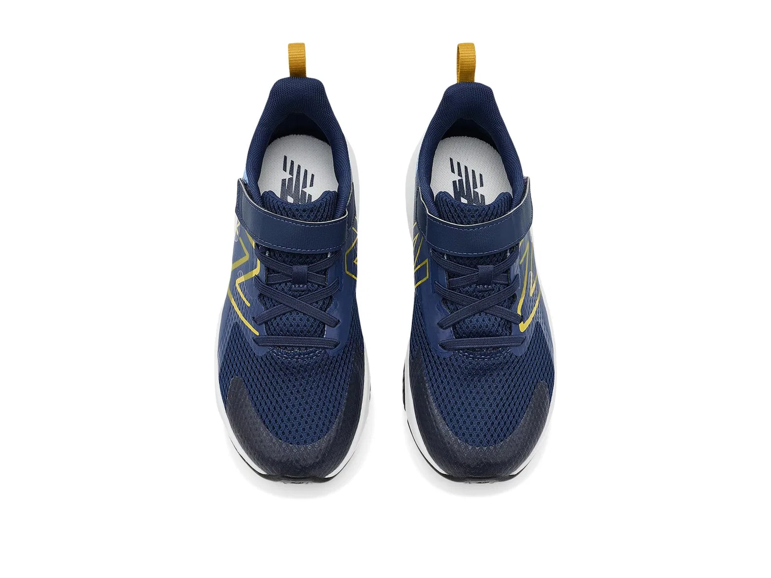 Кроссовки Rave Run Hook-and-Loop (для маленьких детей) New Balance Kids, Analog Blue/NB Navy — фото 3