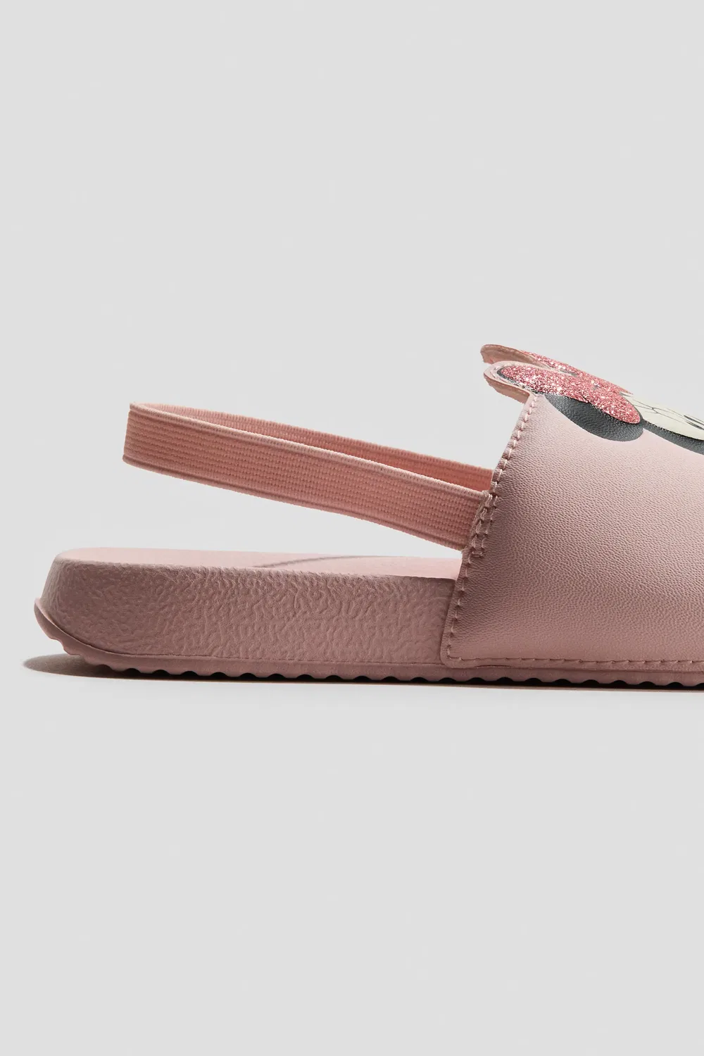 Детские сандалии с широким ремешком Pool Shoes H&M, Light Pink/Minnie Mouse — фото 4