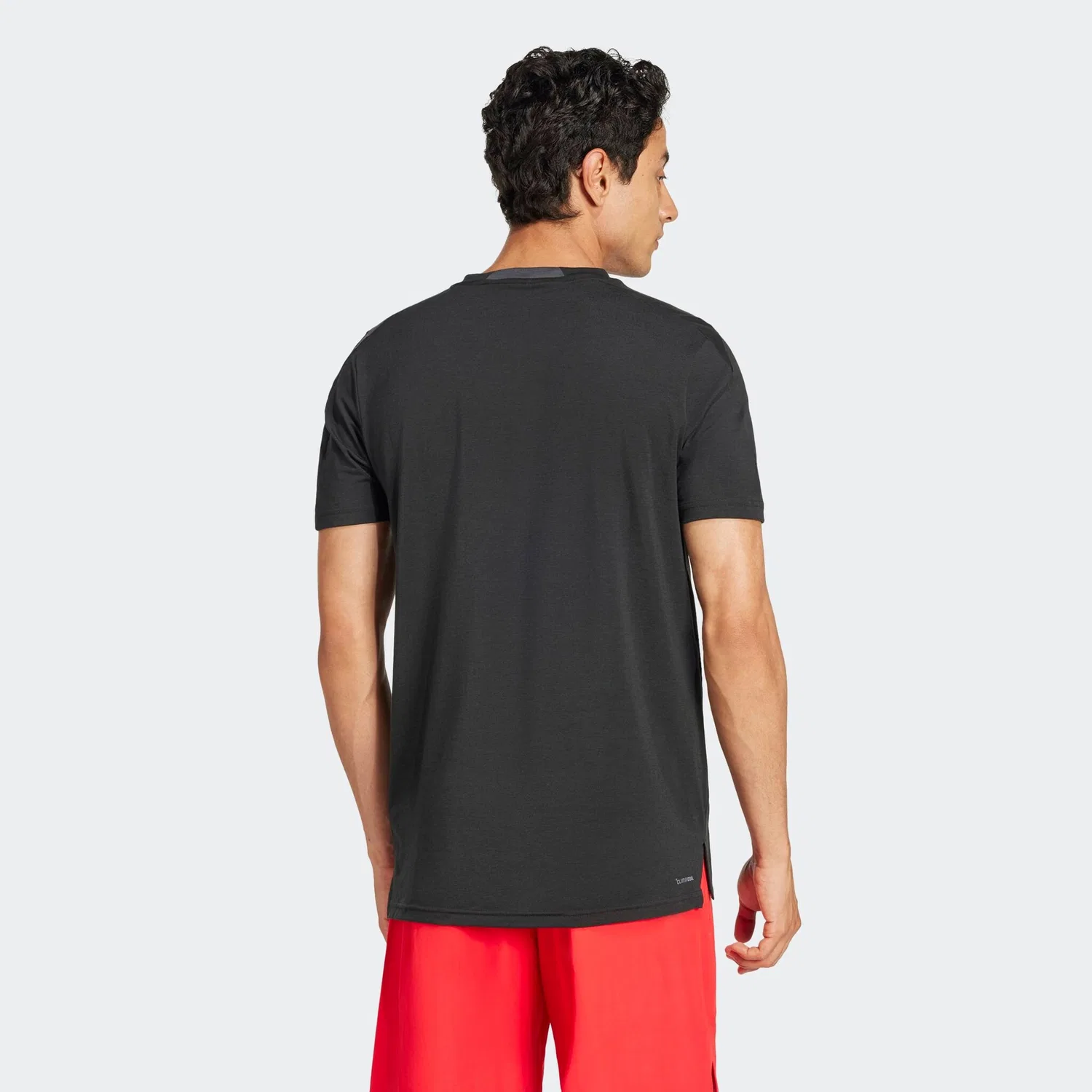 Мужская тренировочная футболка с технологией CLIMACOOL Adidas Performance, Black — фото 2