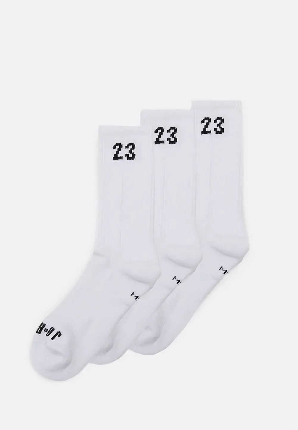 Комплект из 3 спортивных носков Essential Crew унисекс Jordan, White/Black