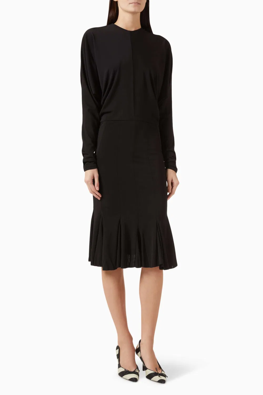 Платье миди с коротким рукавом Losange Jacquemus