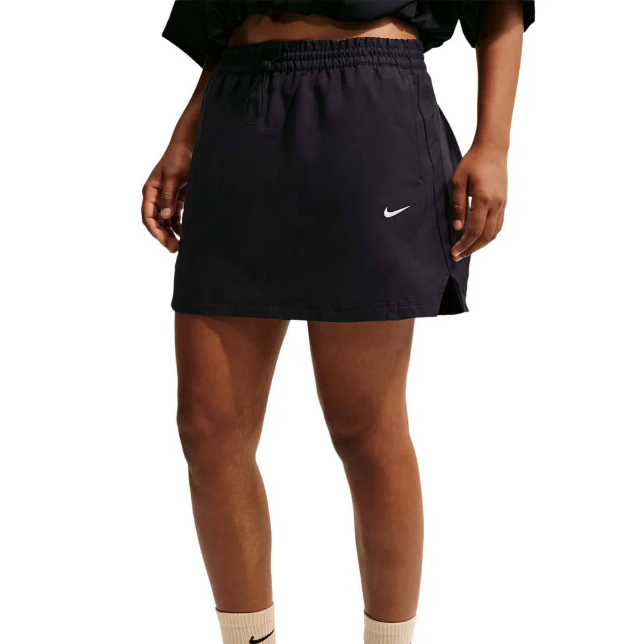 Женская мини-юбка Nike NSW Street Mr, цвет Black/Black/Chalk