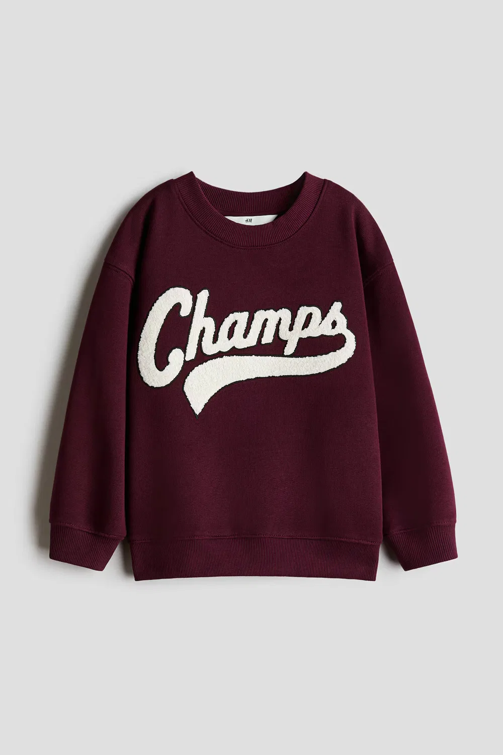 Толстовка с рисунком H&M, Dunkelrot/Champs — фото 4
