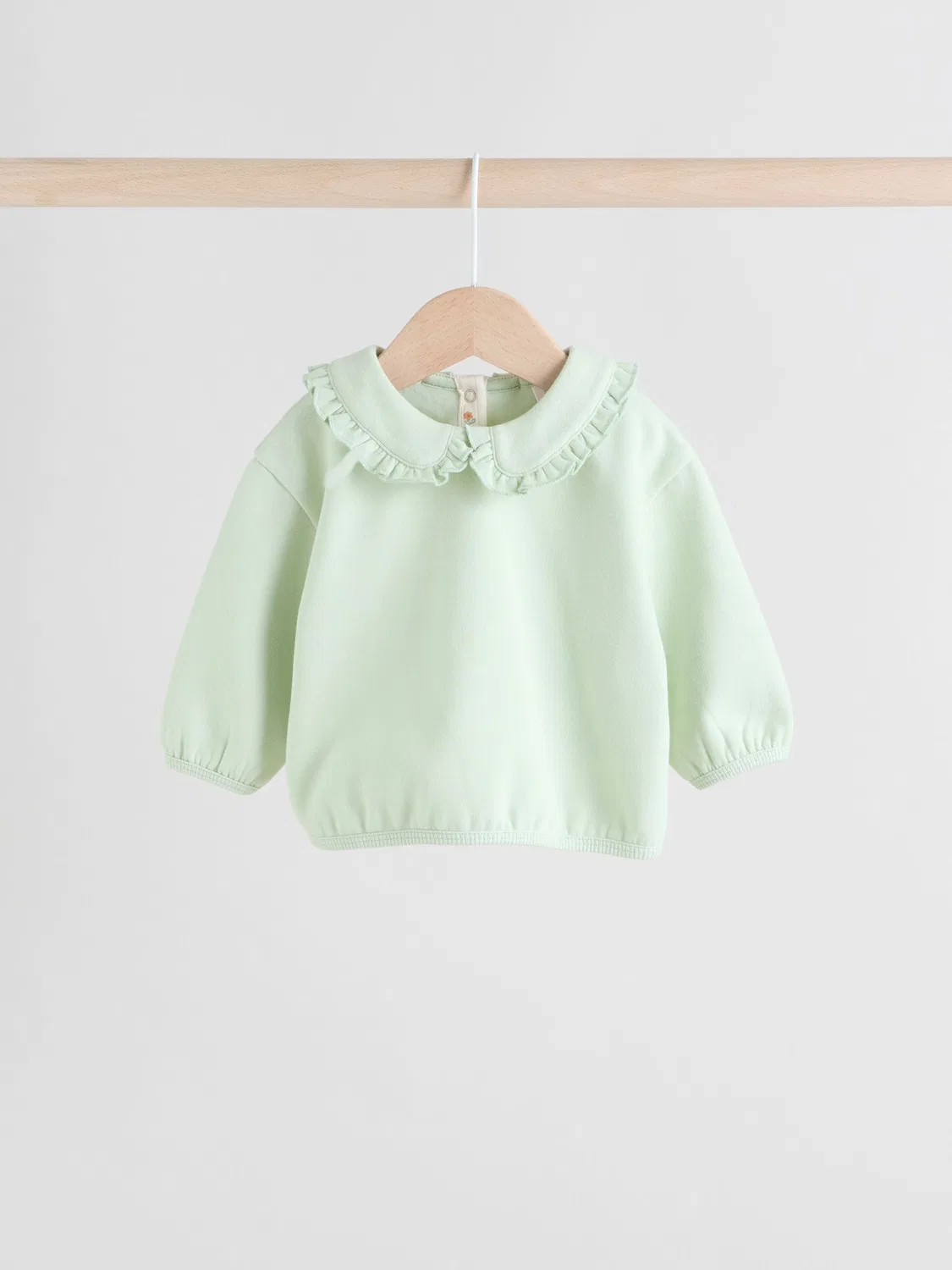 Комплект из свитера и леггинсов, с оборкой Next, Sage Green/ Cream Ditsy — фото 3