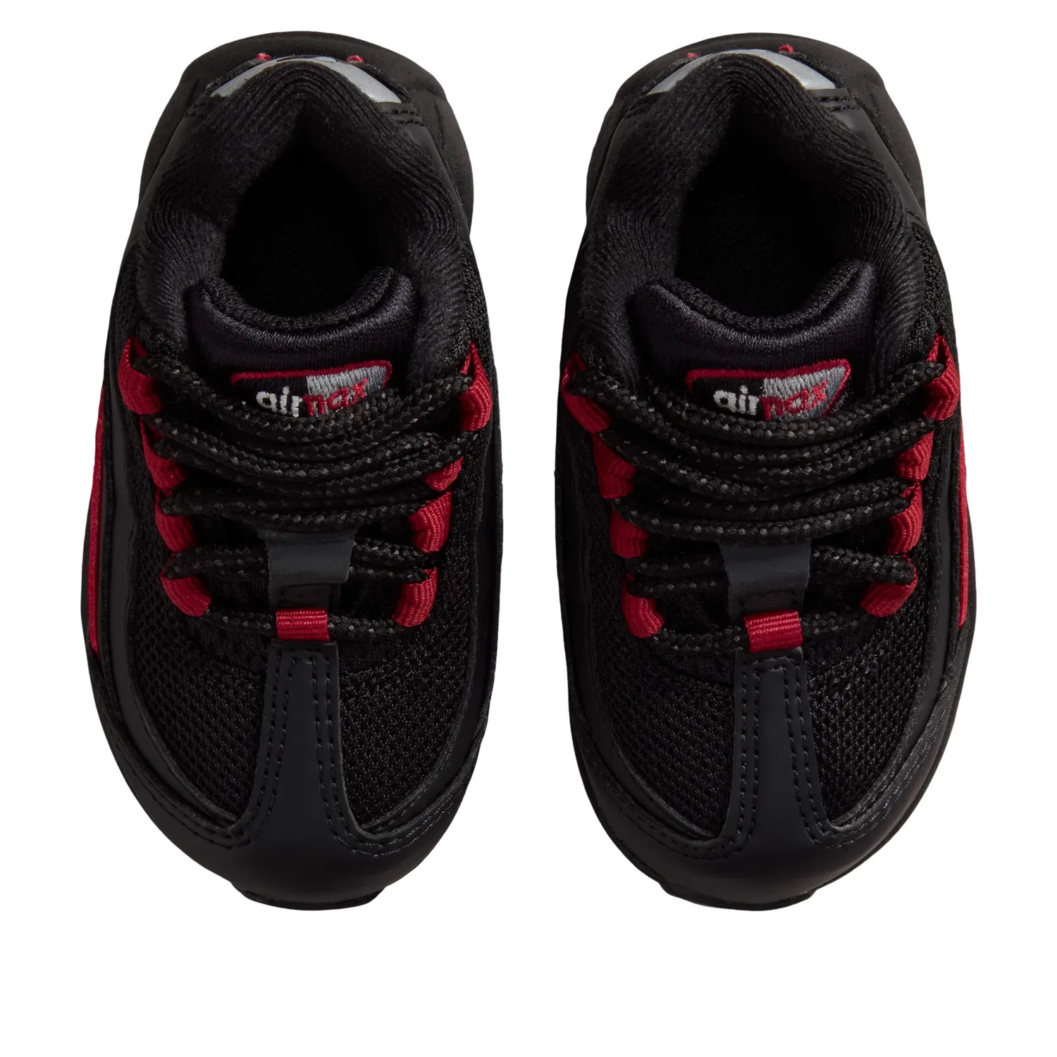 Детские кроссовки с текстильным верхом Air Max 95 Recraft 'Black Team Crimson' Nike, Black/Team Crimson — фото 4