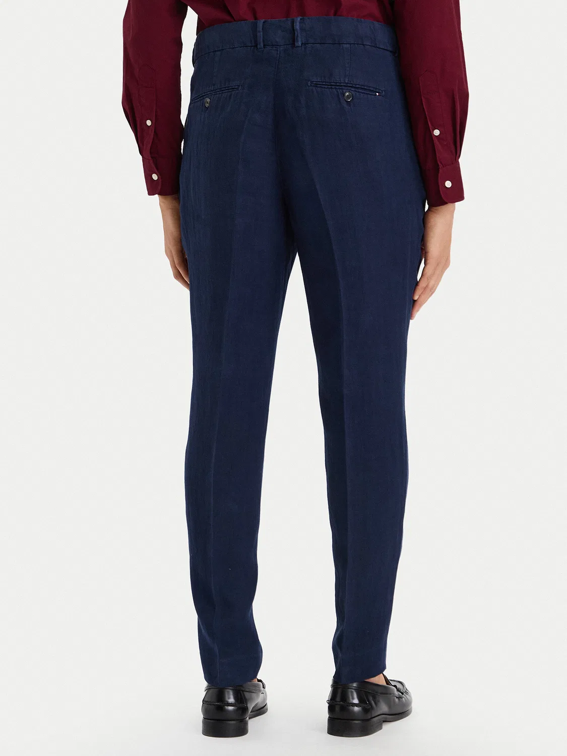 Мужские брюки стандартного кроя Smart Casual Tommy Hilfiger, темно-синий — фото 3