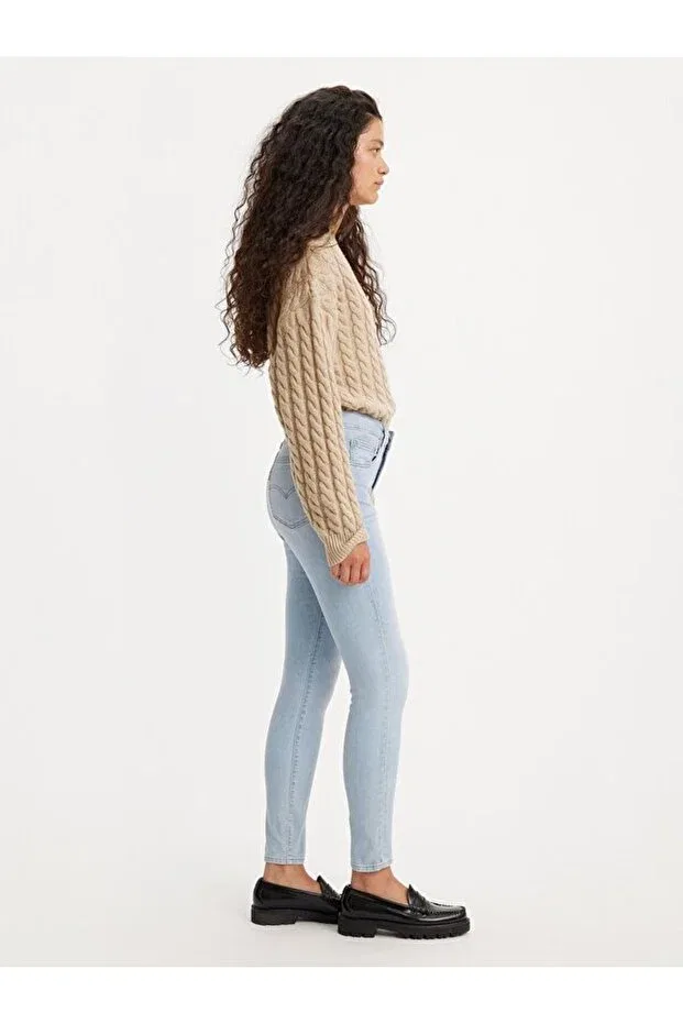 Женские джинсы скинни с высокой посадкой Levi'S, Light Blue — фото 2
