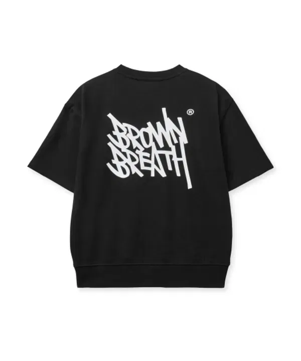 Футболка с коротким рукавом Kids tag cotton mtm tee, Brownbreath Kids, черный — фото 2