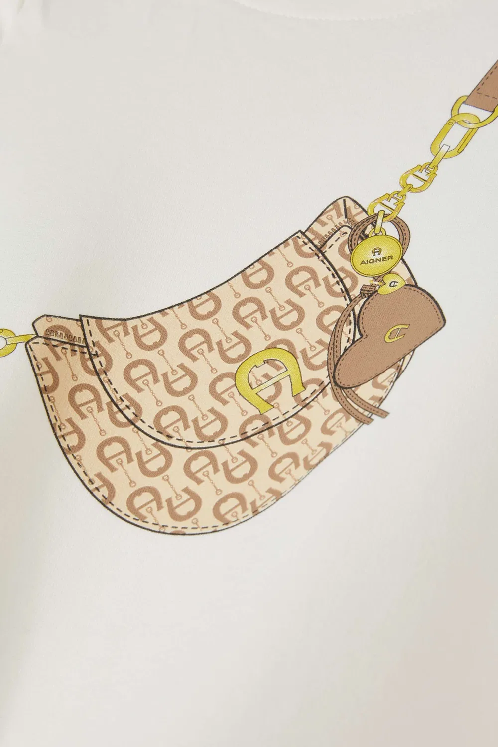 Платье с принтом Crossbody Bag AIGNER — фото 3