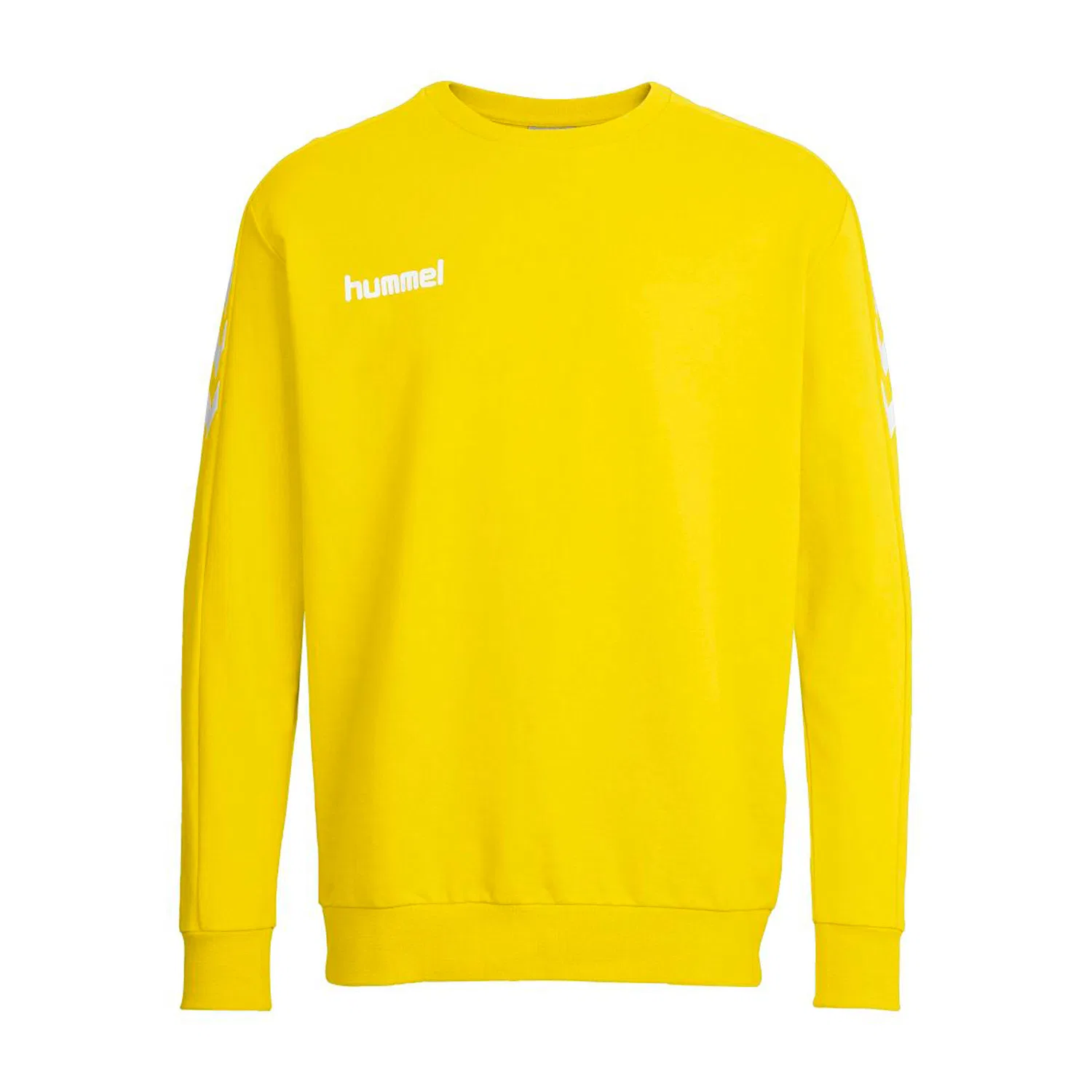 Детский свитшот с принтом Core Cotton Sweat Hummel, Gelb