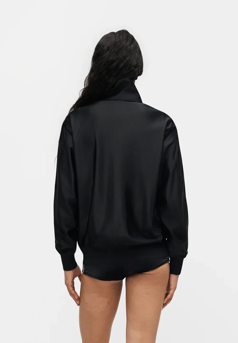 Свободная толстовка Firebird на молнии Adidas Originals, Black — фото 4