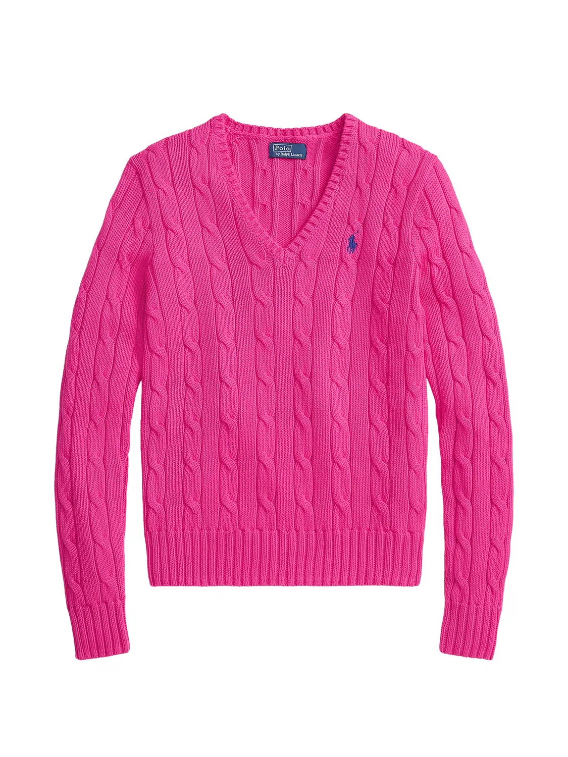 Polo Ralph Lauren Розовый свитер с V-образным вырезом
