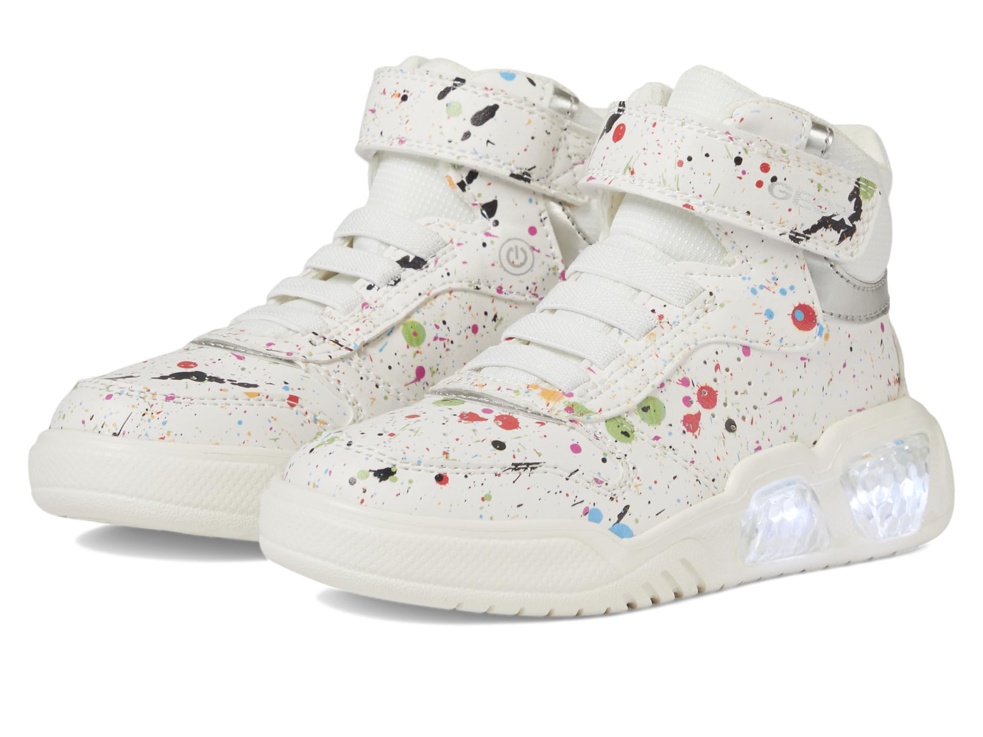 

Кроссовки Geox Kids Illuminus Girl 3, цвет White/Multicolor
