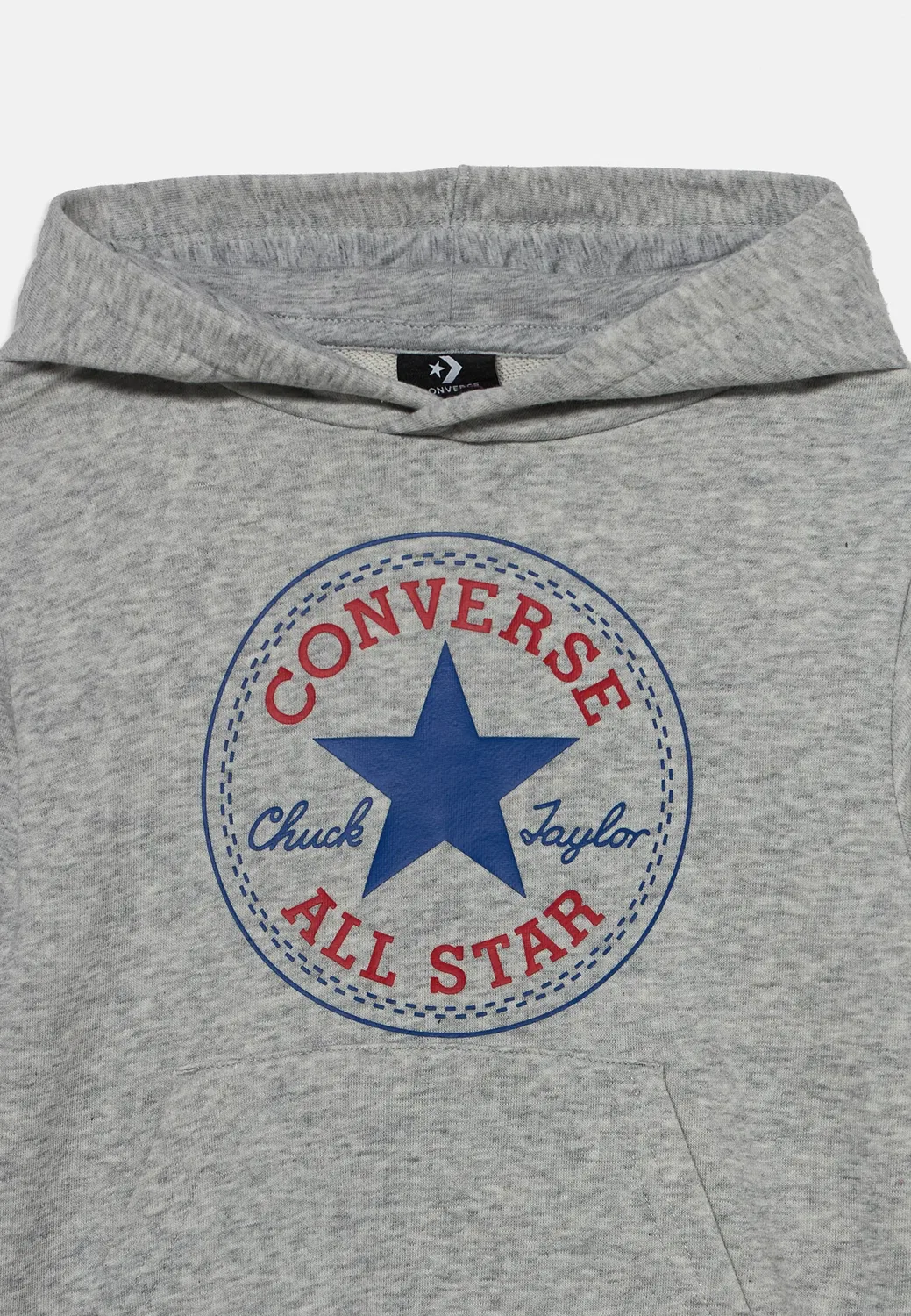 Худи унисекс - худи Converse, Light Gray Heather — фото 3