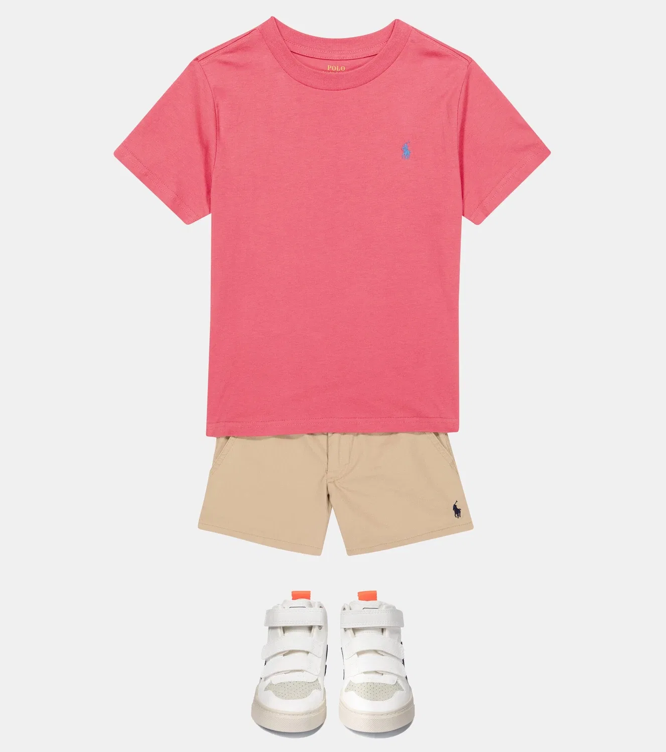 Шорты хлопковые Polo Ralph Lauren Kids, коричневый — фото 2