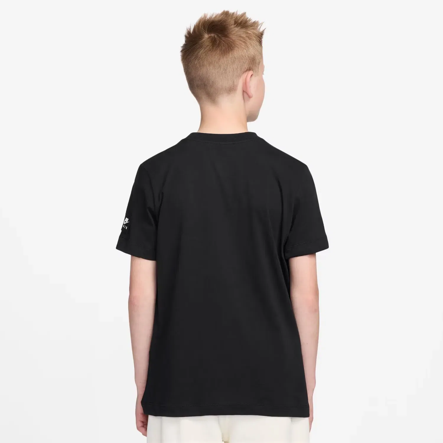 Детская футболка для мальчиков хлопковая Sportswear Tee Air Nike, Negro — фото 3