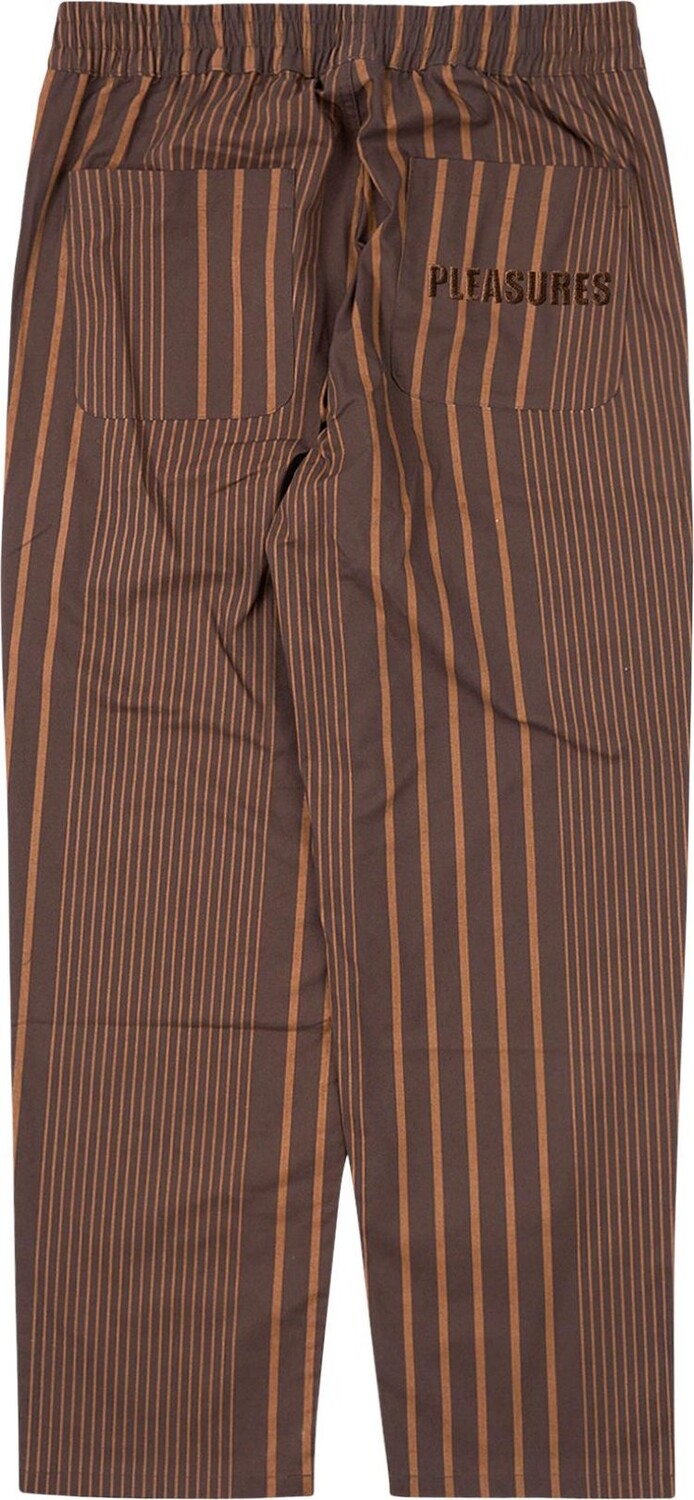 

Брюки Pleasures Optics Easy Pant 'Brown', коричневый