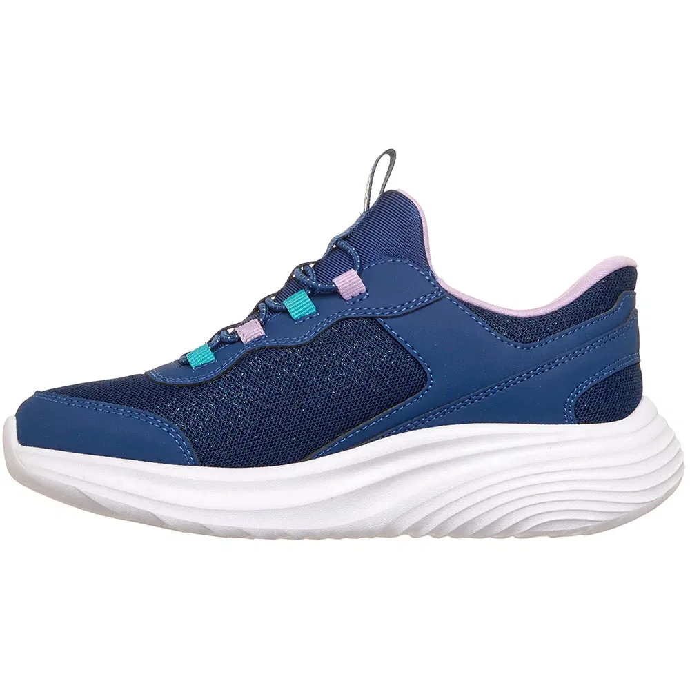 Детские кроссовки для девочек Skechers Bounder Pro, Blue — фото 3