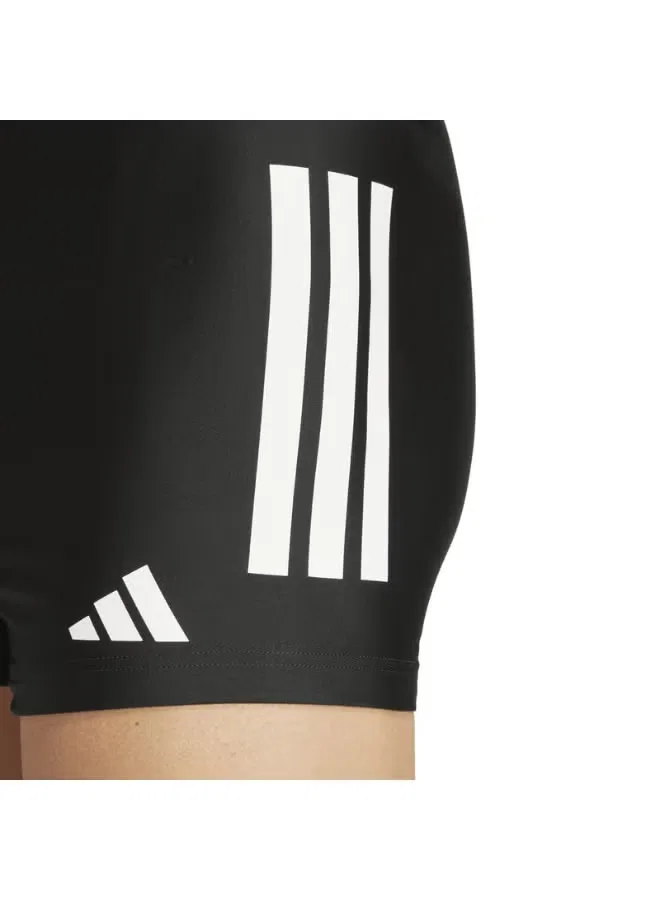 Плавки мужские с принтом полоски Adidas, черный — фото 2