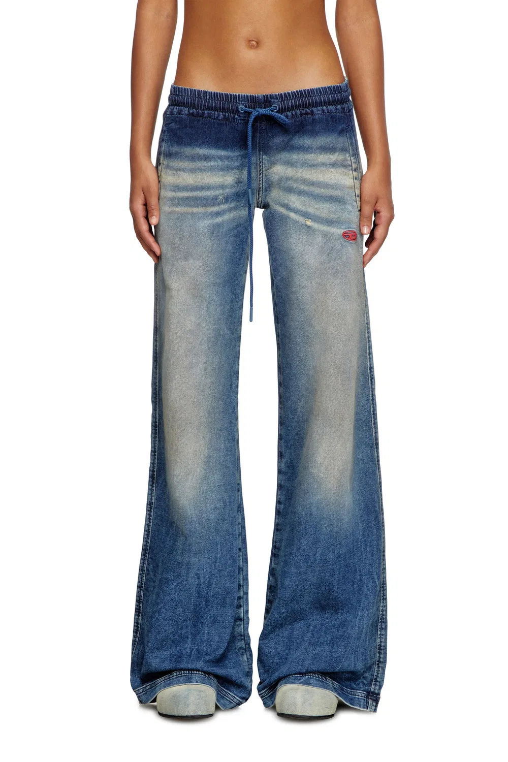Женские джинсовые брюки-джоггеры 2078 D-AINTY JOGG Diesel, blue