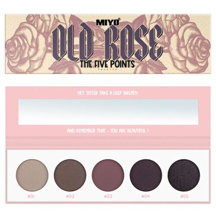 

MIYO The Five Points Палетка теней для век Old Rose 6,5 г Assorted