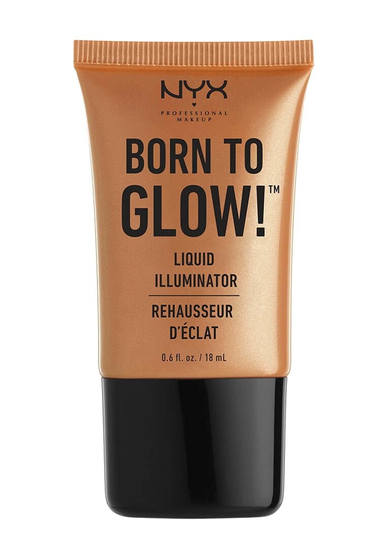 

Хайлайтеры Highlighter Born To Glow Liquid Illuminator Nyx Professional Makeup, цвет 3 pure gold