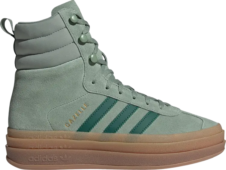 

Кроссовки Wmns Gazelle Boot 'Silver Green Gum', зеленый