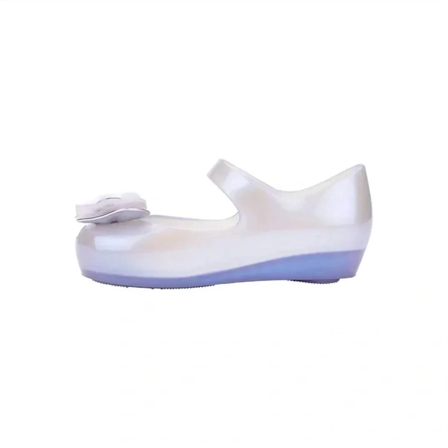 Детские сандалии для девочек с дизайном Barbie Ultragirl Mini Melissa, Pearly Blue — фото 3