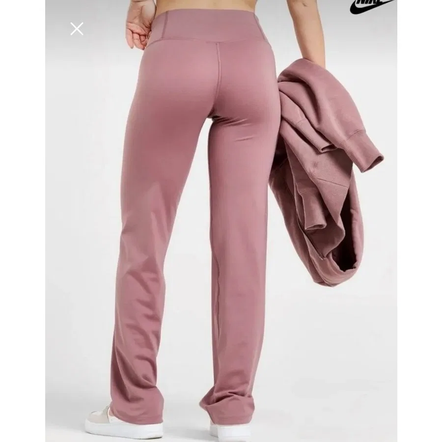 Женские леггинсы Nike Dri-Fit Pwr Classic Pant с высокой посадкой, Коричневый — фото 4