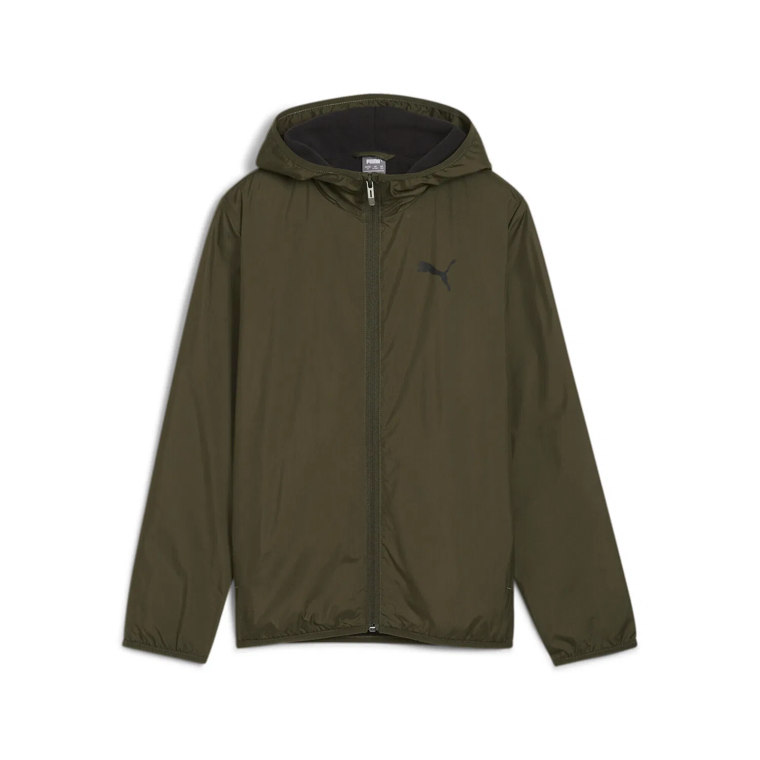 Детская ветровка с флисом Fleece Line Windbreaker Puma, Dark Olive Green