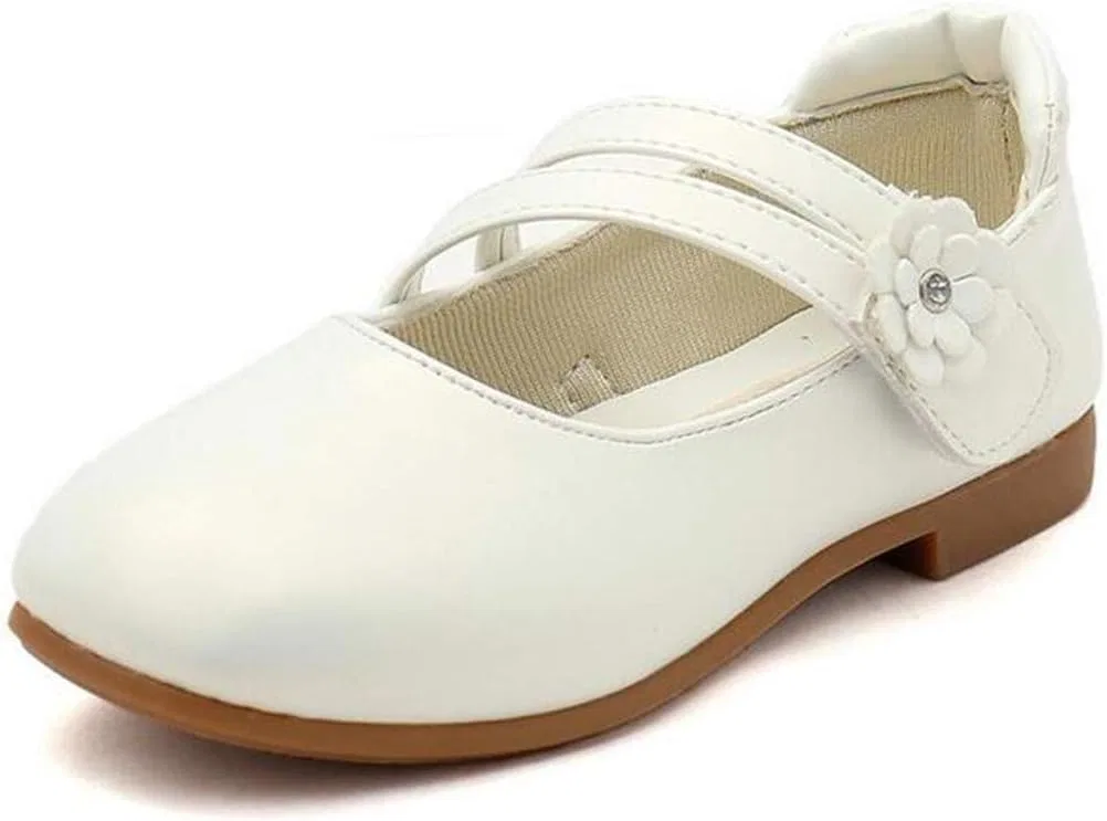 Детские туфли Мэри Джейн с принтом Princess Uniform School Ballet Flower LFHT, Golden