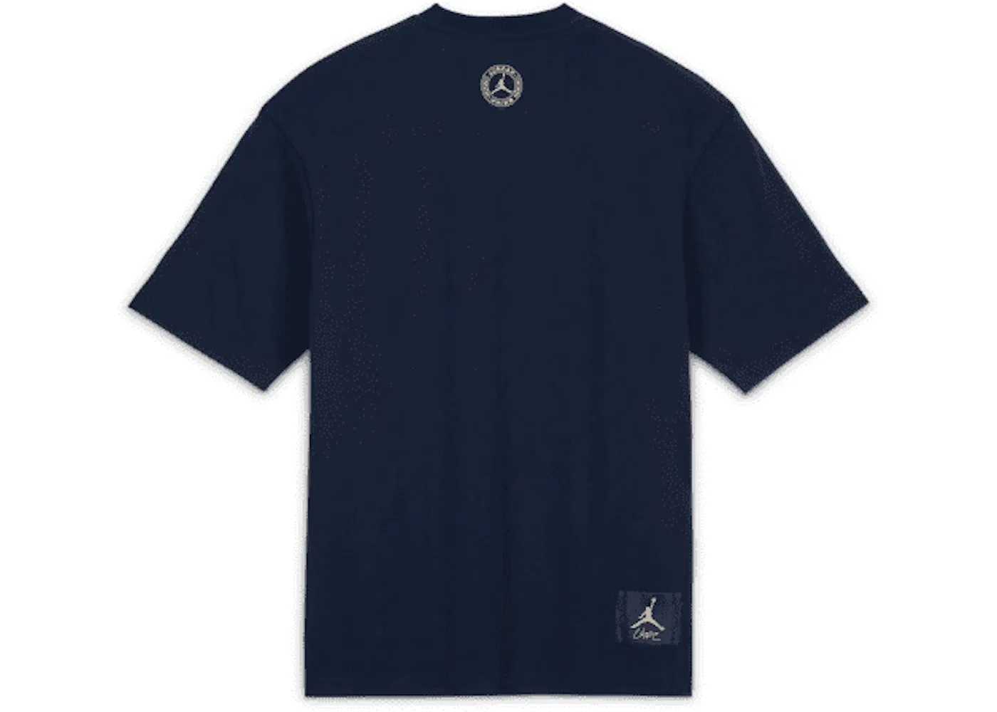 Мужская футболка с принтом Jordan x Union M/S Tee, College Navy/Coconut Milk — фото 2