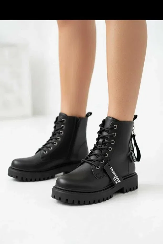 Детские ботинки для девочек с принтом Chelsea Pediashoes, Black — фото 2