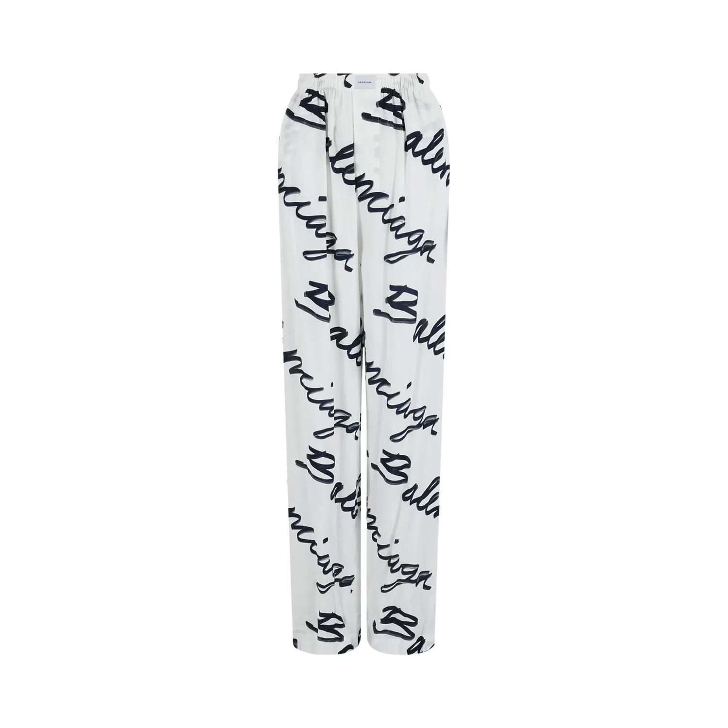 Пижамные штаны Balenciaga Scribble, белый