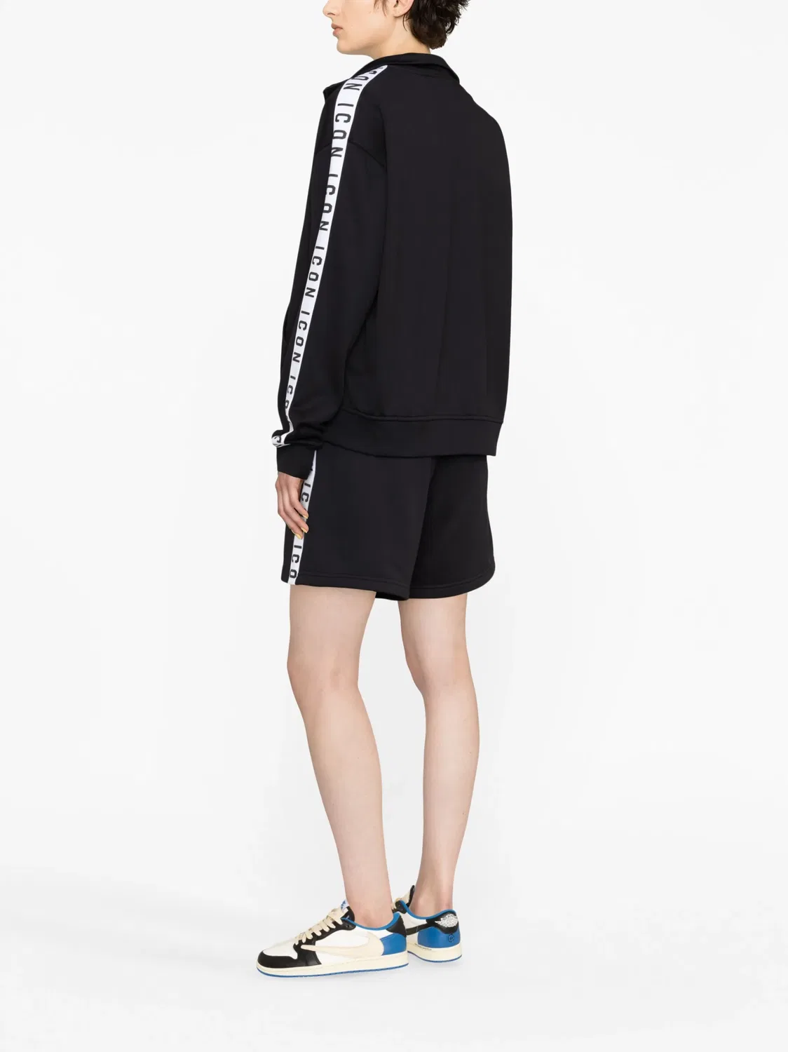 Куртка с молнией в стиле funnel-neck DSQUARED2, черный — фото 2