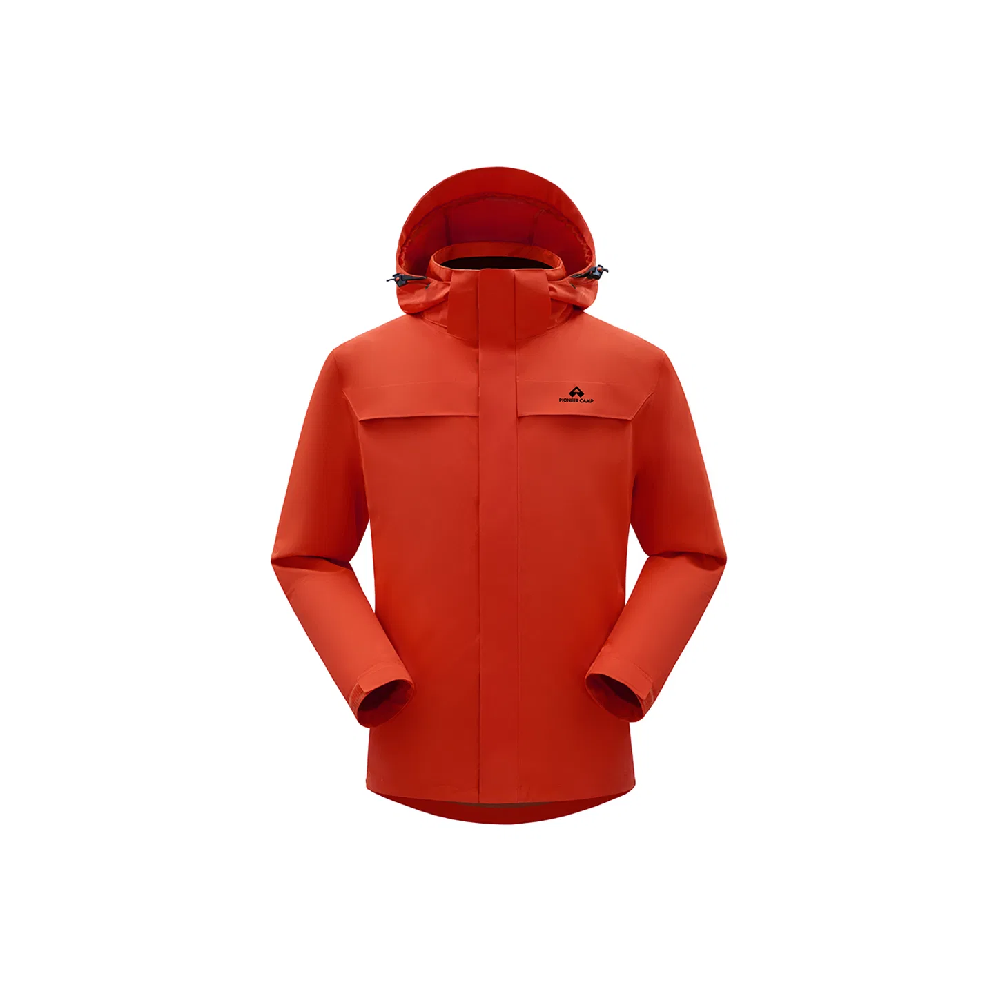 Детская ветровка с капюшоном PIONEER CAMP, Rosefinch Red-Orange