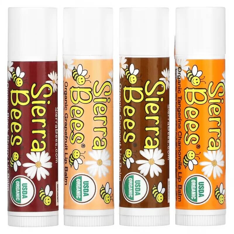 

Бальзам для губ Sierra Bees 4 штуки по 4,25 г
