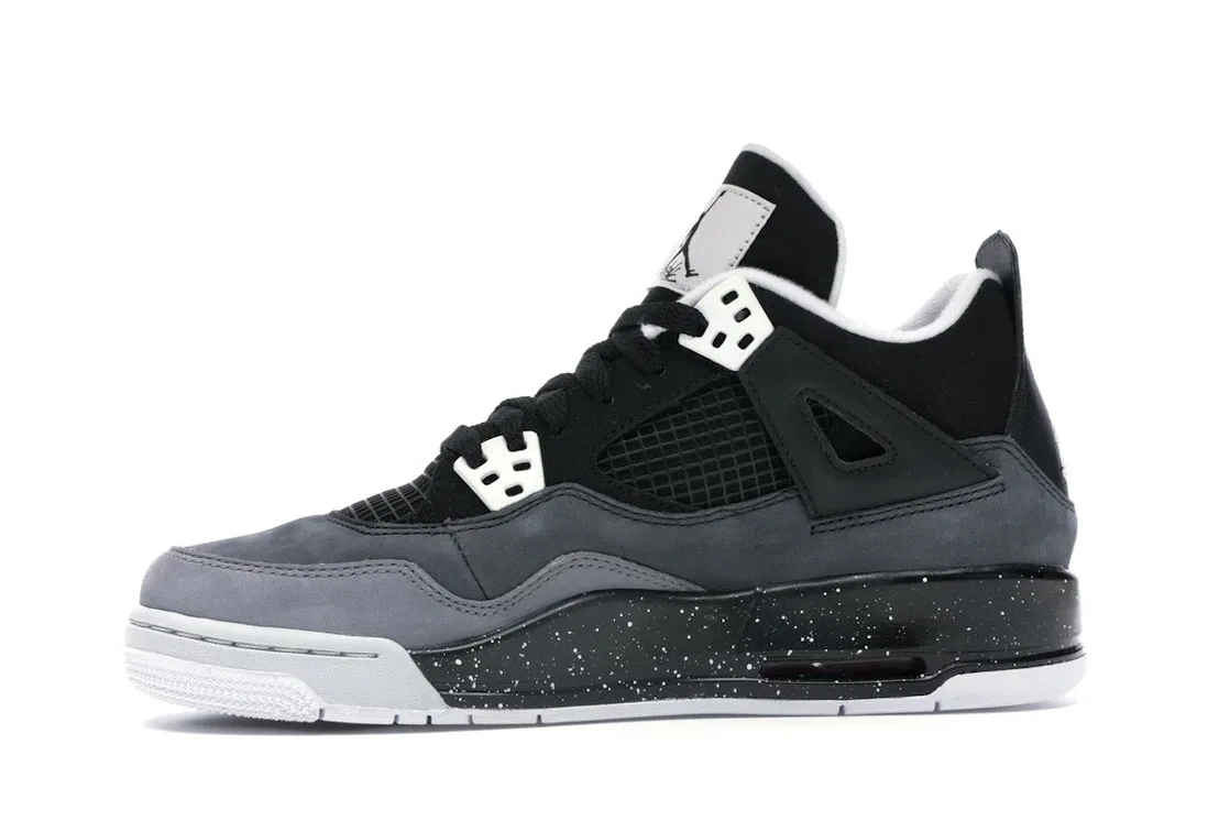 Детские кроссовки Lifestyle Jordan 4 Retro Jordan, Black/White-Cool Grey-Pure Platinum — фото 3