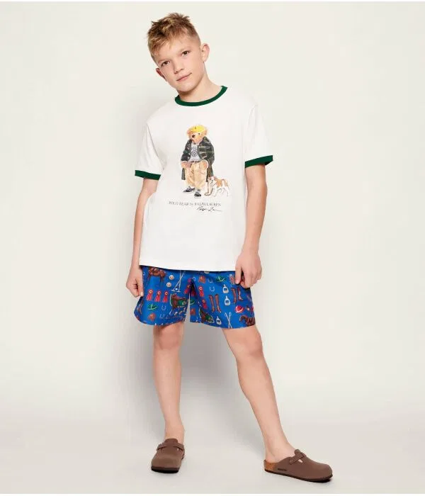 Детские плавки для мальчиков Regular Fit Polo Ralph Lauren, синий — фото 2