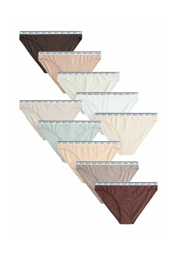 Трусы 10шт хлопок Regular fit Next neutral, нейтральный