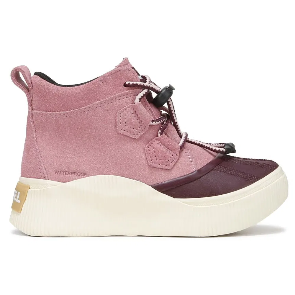 Детские водонепроницаемые зимние ботинки Out-n-Acto IV Sorel, Mauve/White — фото 2