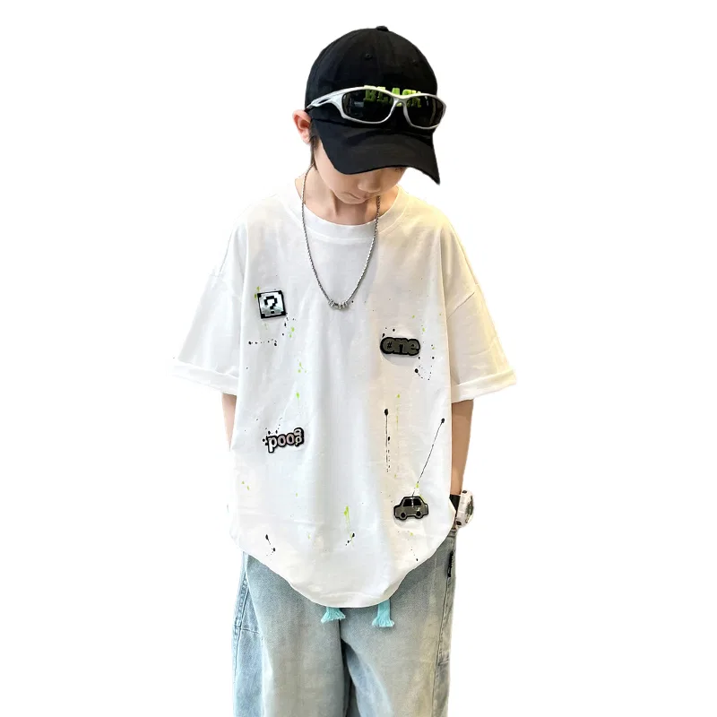 Детская футболка хлопковая Lanza, White
