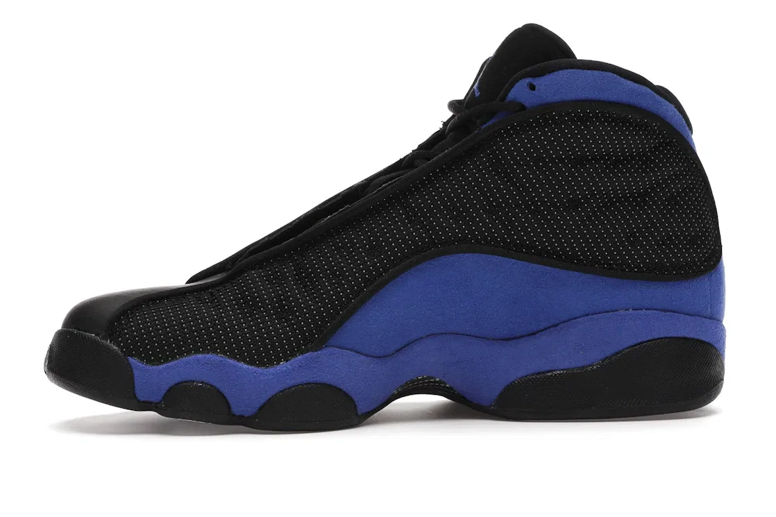 Детские кроссовки с ретро-дизайном Jordan 13 Retro Jordan, Black/Black-White-Hyper Royal — фото 3