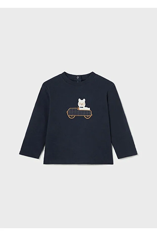 Детское для мальчиков футболка с длинным рукавом Mayoral, Navy Blue