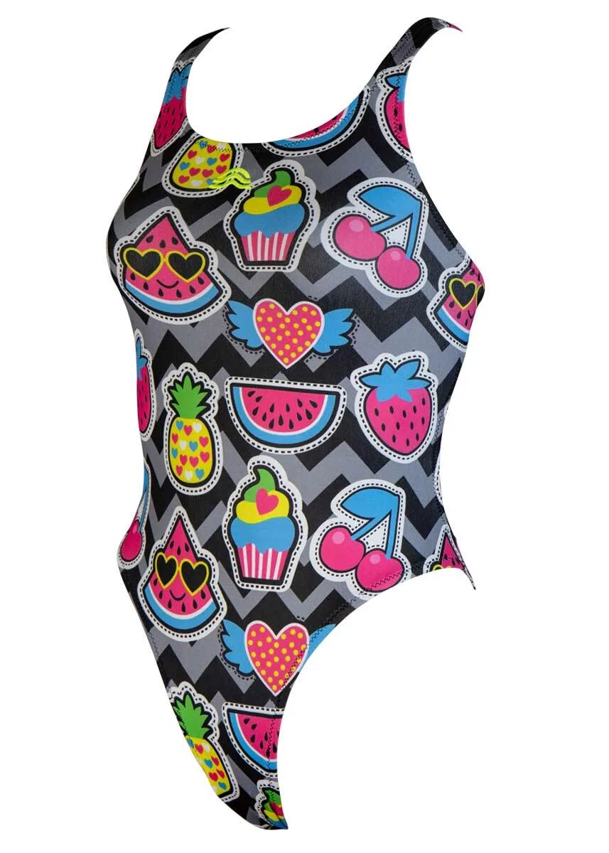 Детский хлопковый купальник Fruit Aquarapid, Schwarz