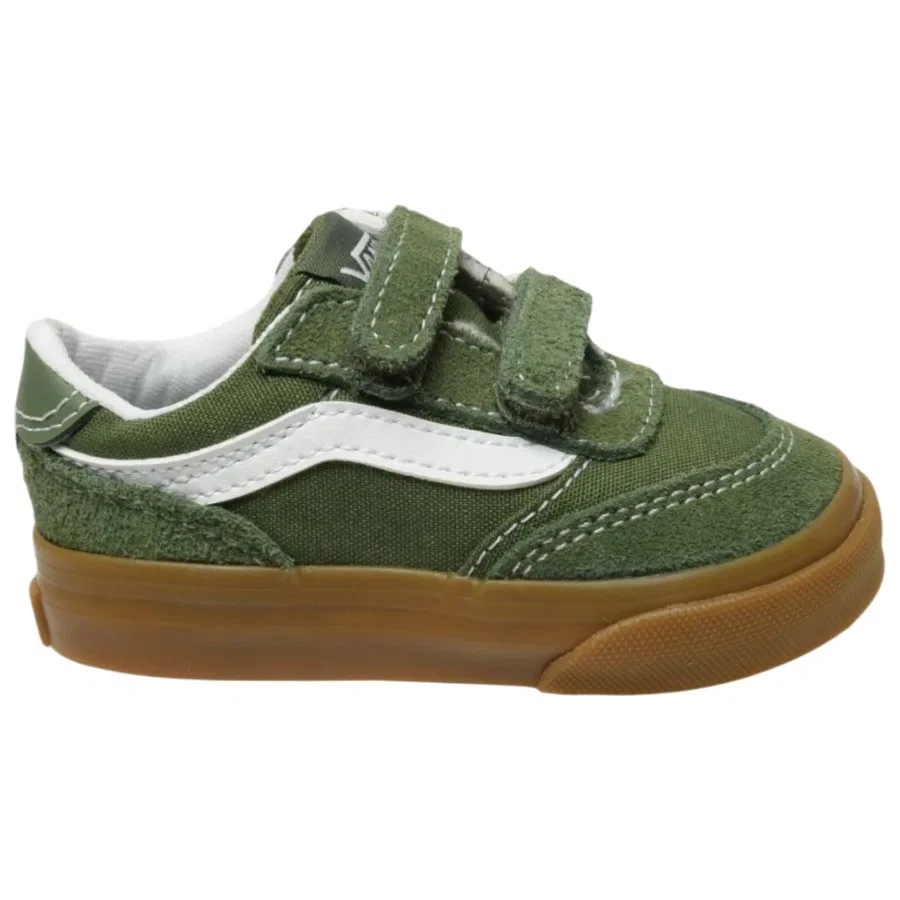 Кроссовки детские с шнуровкой Brooklyn LS V Vans, Хаки