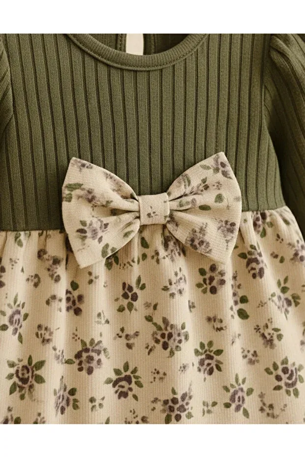 Детский комплект для девочек хлопковый Genybaby, Khaki — фото 4
